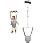 Cowiewie 2 in 1 baby door jumper and walking harness front view