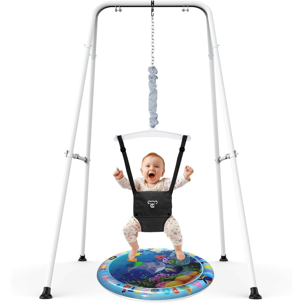 G Taleco Gear baby jumper with stand front view