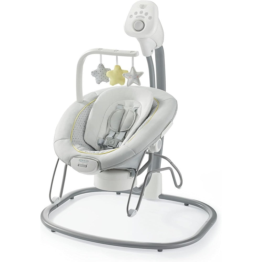 Graco sway2me portable baby swing and bouncer watson front view