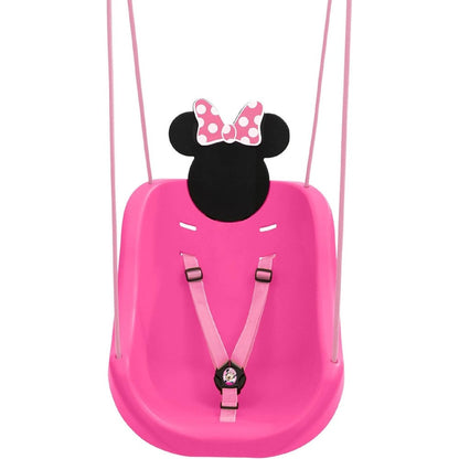 Delta Children Disney Minnie Mouse 2-in-1 Outdoor Swing For Babies And Toddlers With Full Bucket Seat And Removable Three-Point Safety Harness - Image 1