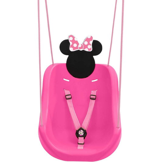 Delta Children Disney Minnie Mouse 2-in-1 Outdoor Swing For Babies And Toddlers With Full Bucket Seat And Removable Three-Point Safety Harness - Image 1