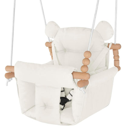 Happy Pie Play And Adventure canvas baby swing front view