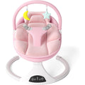 Harppa electric baby swing front view in pink