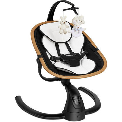 Angelbliss baby swing with cry detection front view