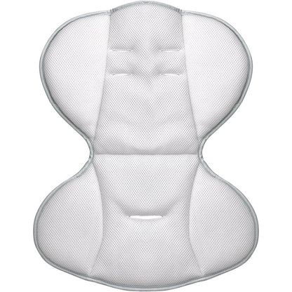 Momcozy CocoSway baby swing infant insert front view in white