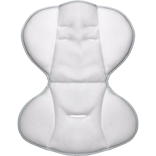 Momcozy CocoSway baby swing infant insert front view in white