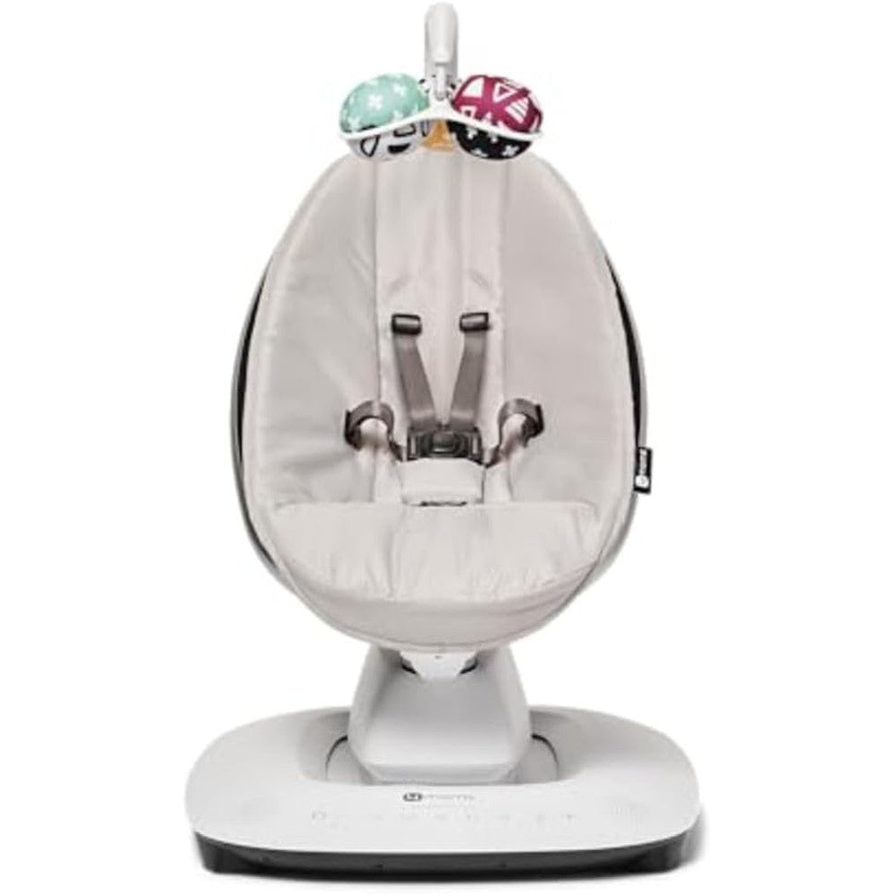 4moms MamaRoo Multi-Motion Baby Swing front view in grey