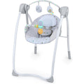 Bright Starts Disney Winnie the Pooh milestone swing front view with toys