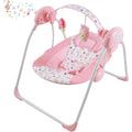Otrolepota portable foldable baby swing front view pink color