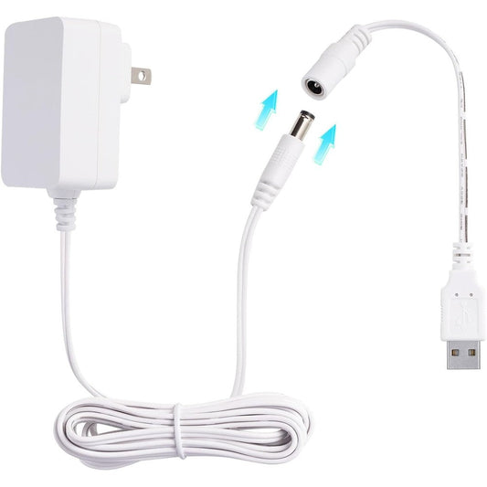 Csdwell baby swing power cord usb charger front view