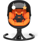 Feitiong portable electric baby swing front view in orange