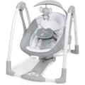 Ingenuity ConvertMe 2-in-1 portable baby swing and infant seat in Swell front view