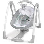 Ingenuity ConvertMe 2-in-1 portable baby swing and infant seat in Swell front view