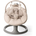 Momcozy 2-In-1 Electric Baby Swing front view in khaki color