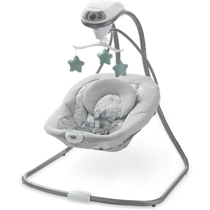 Graco Simple Sway Baby Swing Ivy front view