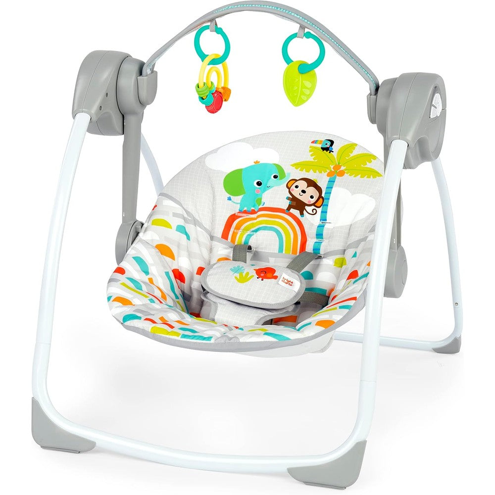 Bright Starts portable baby swing front view