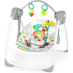 Bright Starts portable baby swing front view
