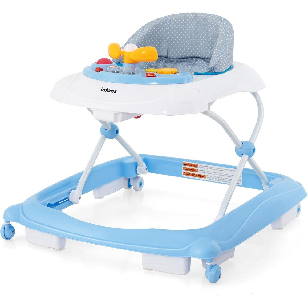 Infans foldable baby walker front view