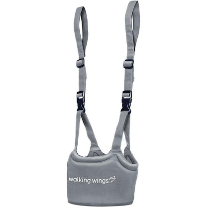UpSpring Baby Walking Wings Learning to Walk Assistant gray front view