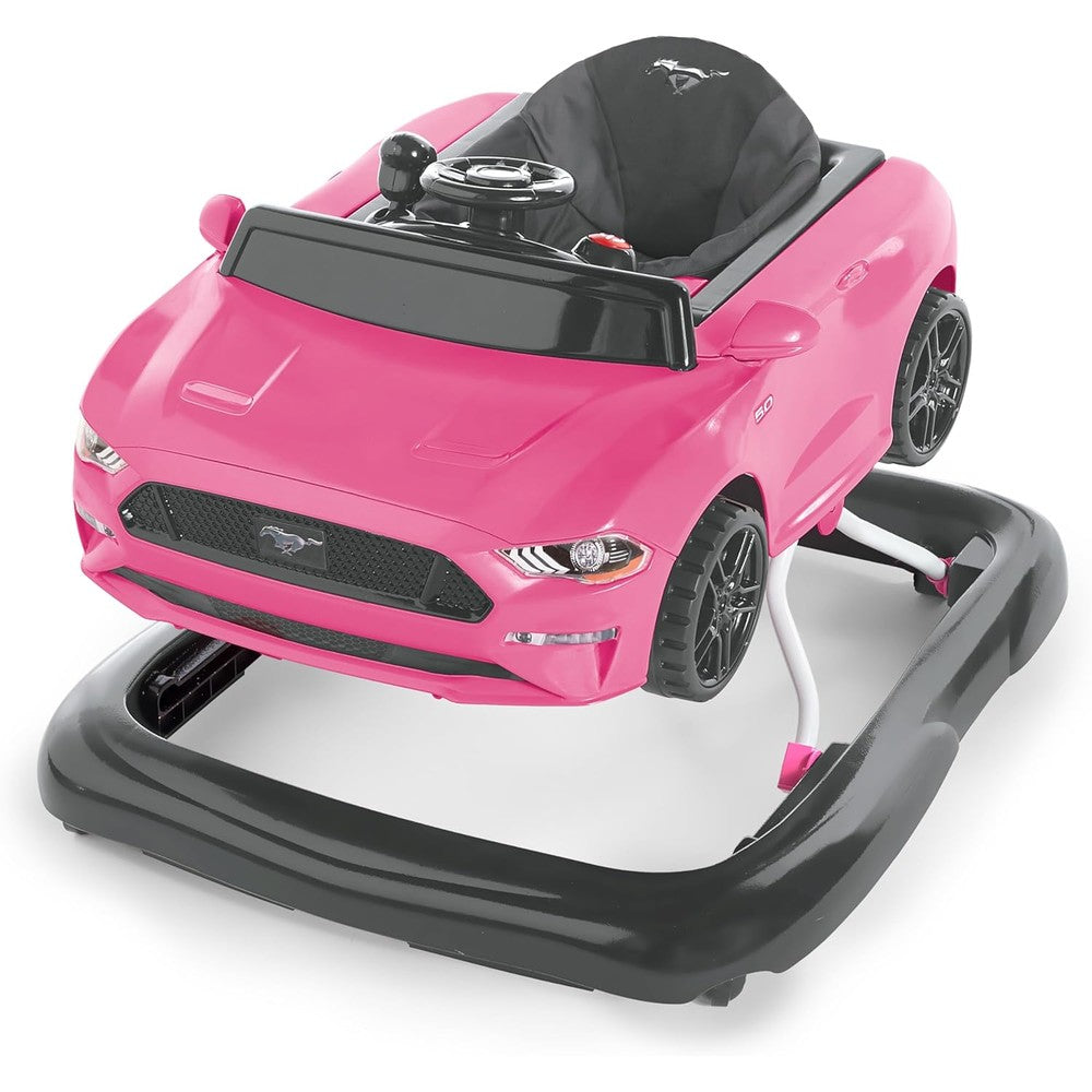 Bright Starts Ford Mustang pink baby walker front view