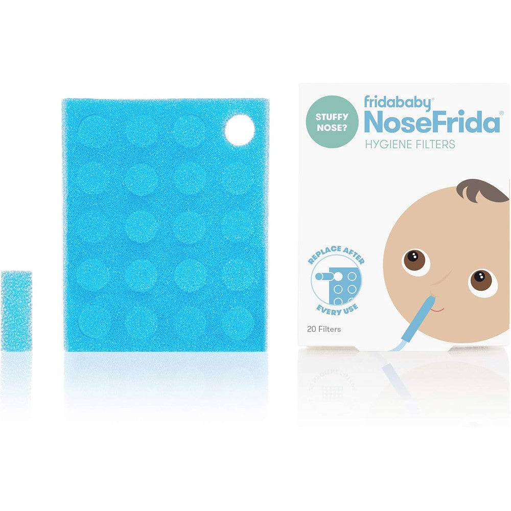 Frida Baby NoseFrida Hygiene Filters Disposable Replacement Sponges For Nasal Aspirator Multicolour 20 Count