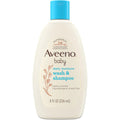 Aveeno Baby Wash & Shampoo tear-free cleanser bottle