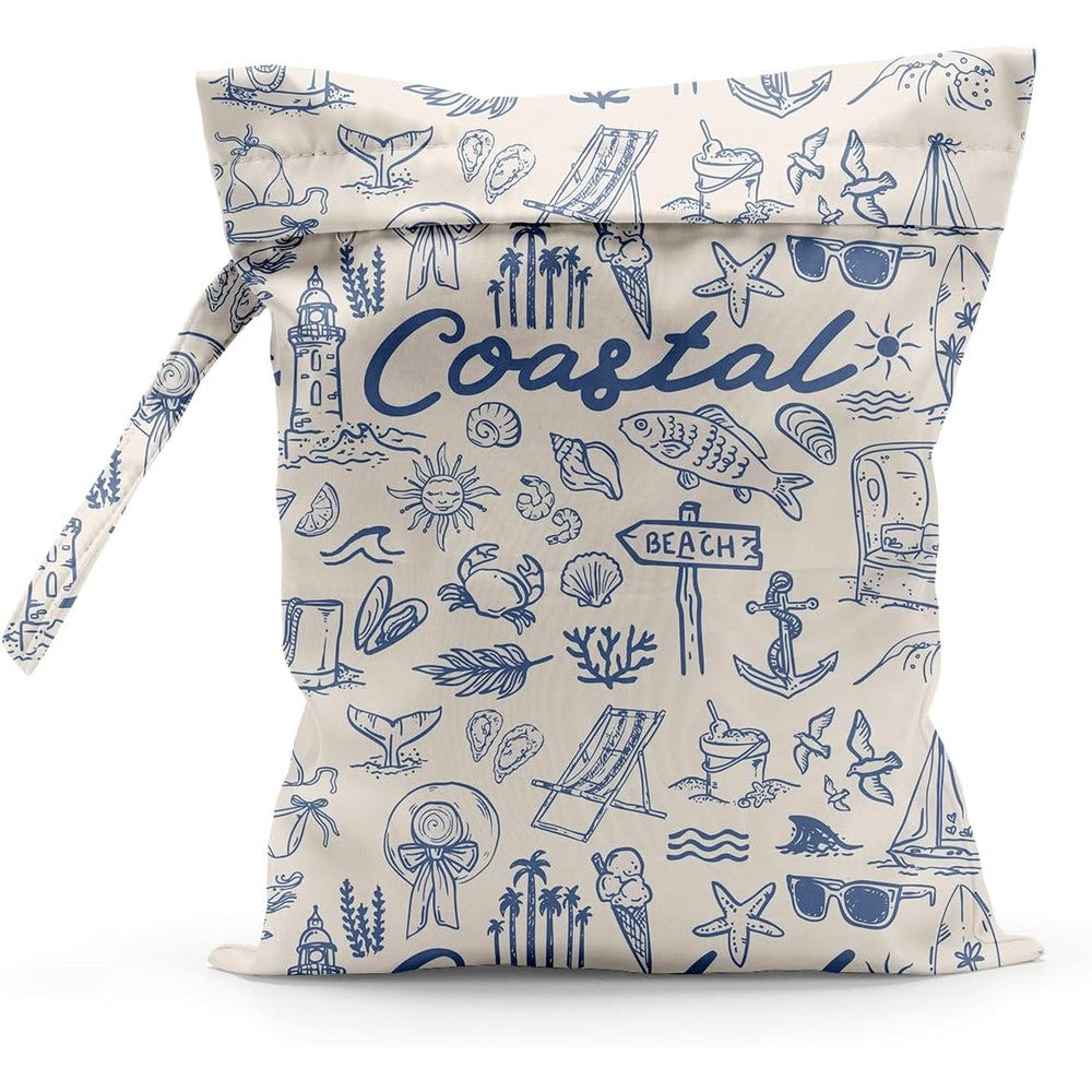 Sldpngo waterproof cloth diaper wet dry bag front view