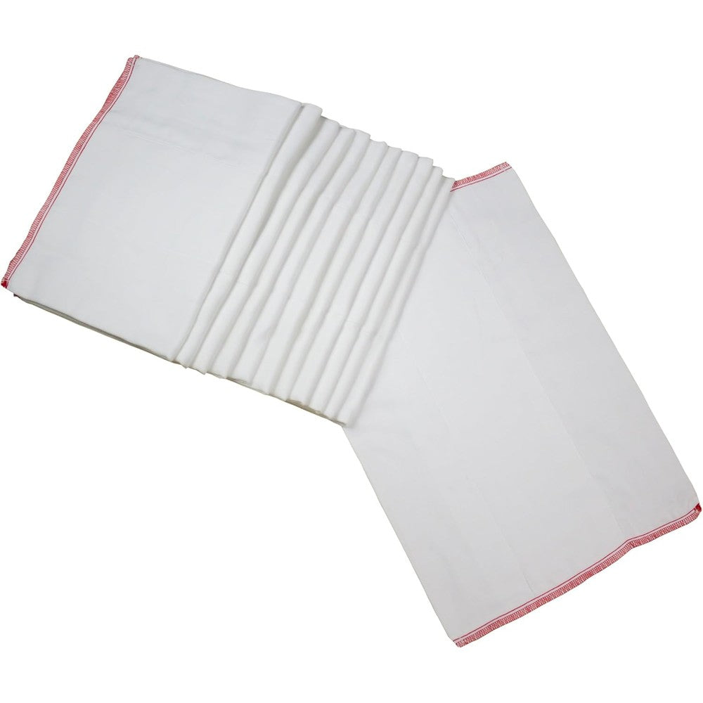 OsoCozy prefold cloth diapers front view showcasing packaging and fold design