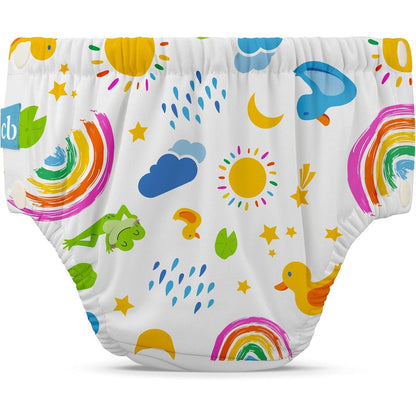 Charlie Banana Reusable Swim Diaper Hello Sunshine front view