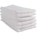 Fasoar prefold cloth diapers front view showcasing unbleached cotton material