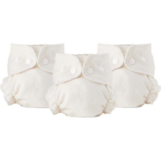 Esembly organic cotton cloth diaper inner front view 3 pack