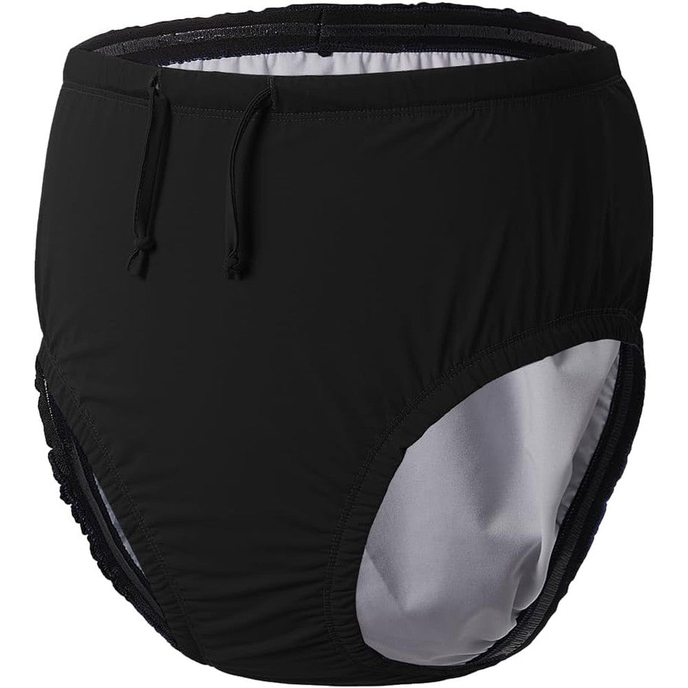 Codida youth special needs reusable swim diaper front view black