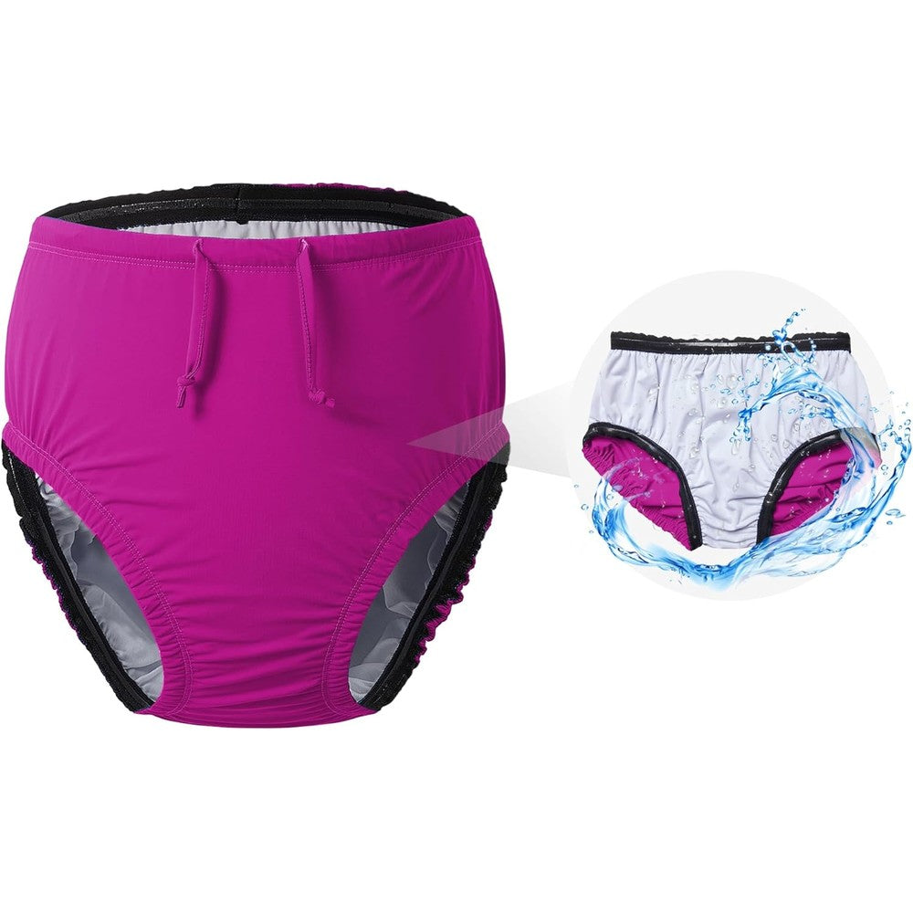 Codida reusable swim diaper front view for special needs kids