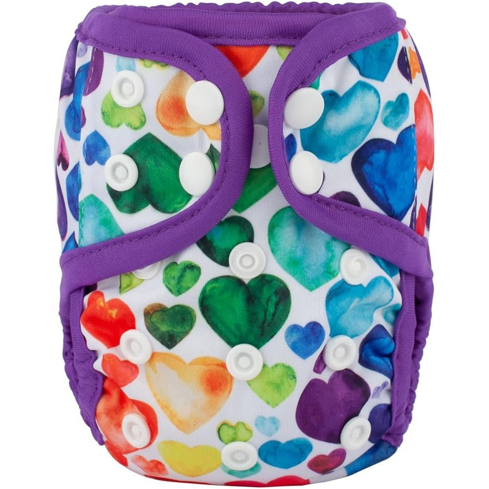 Sigzagor newborn baby diaper nappy cover front view