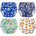 Bisenkid waterproof diaper cover front view for 3T toddlers