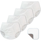 Ez Moms 4 pack reusable plastic diaper covers front view