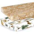 GRSSDER jungle deer changing pad cover front view
