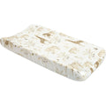 Crane Baby jungle theme changing pad cover front view nursery decor