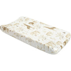 Crane Baby jungle theme changing pad cover front view nursery decor