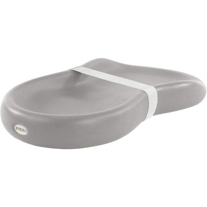 Keekaroo Peanut Changer Sable Grey front view waterproof diaper pad