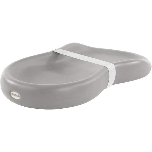 Keekaroo Peanut Changer Sable Grey front view waterproof diaper pad