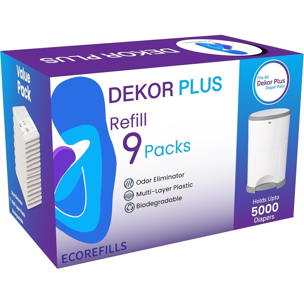 EcoRefills diaper pail refills front view packaging