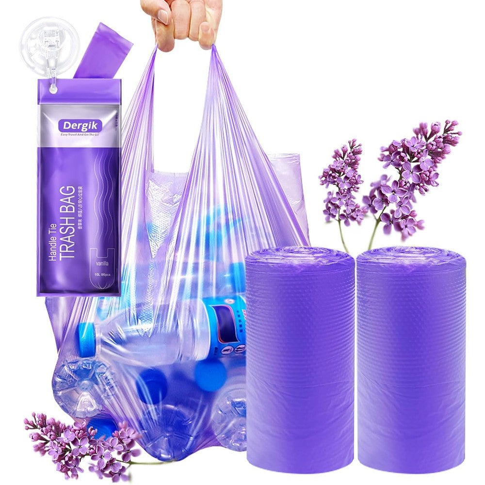 Dergik large adult diaper disposal bags front view roll packaging