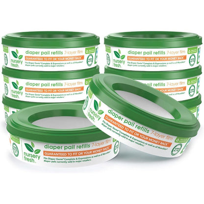 Nursery Fresh refill rings 8 pack front view