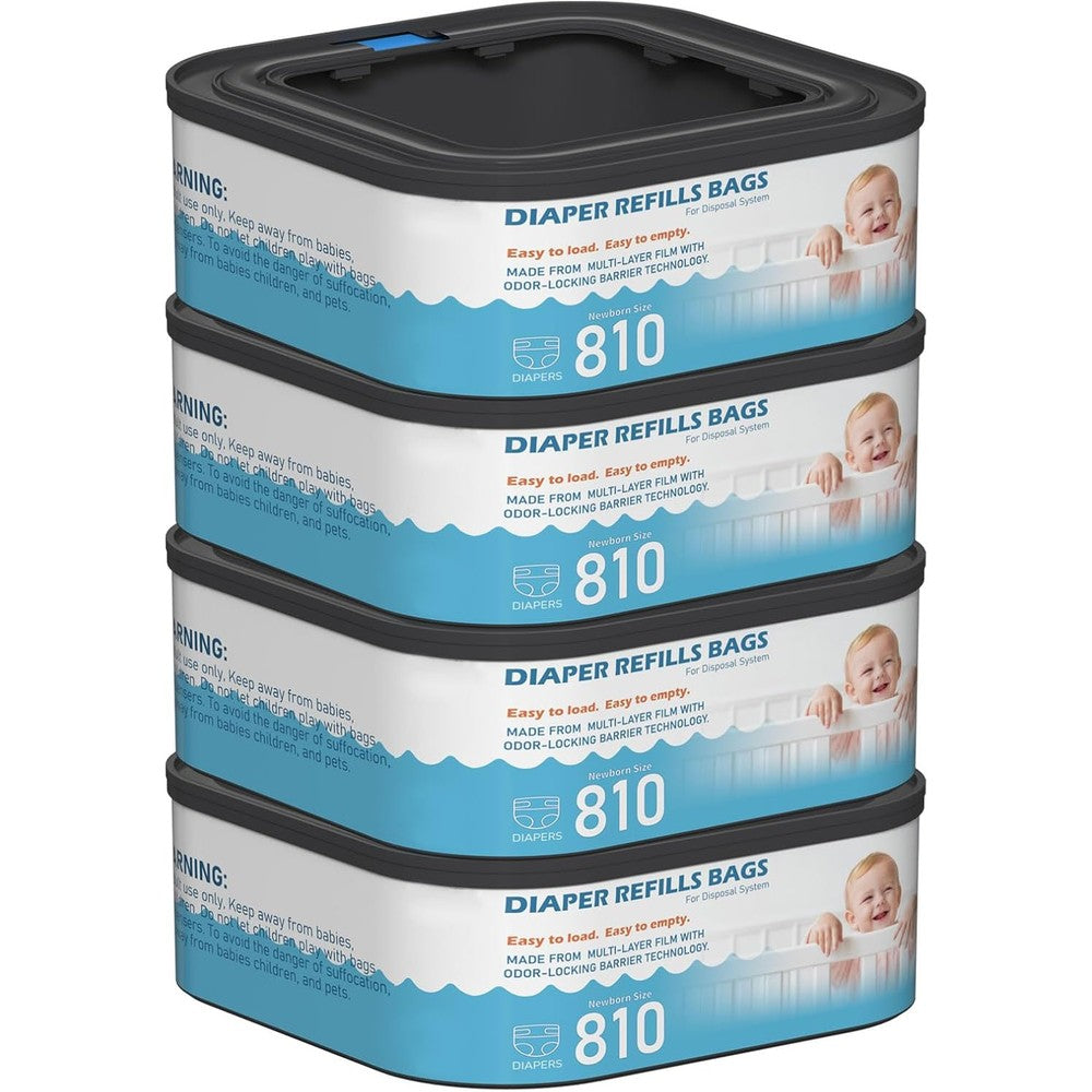 VocXylizan jumbo square diaper refills disposal bags front view packaging
