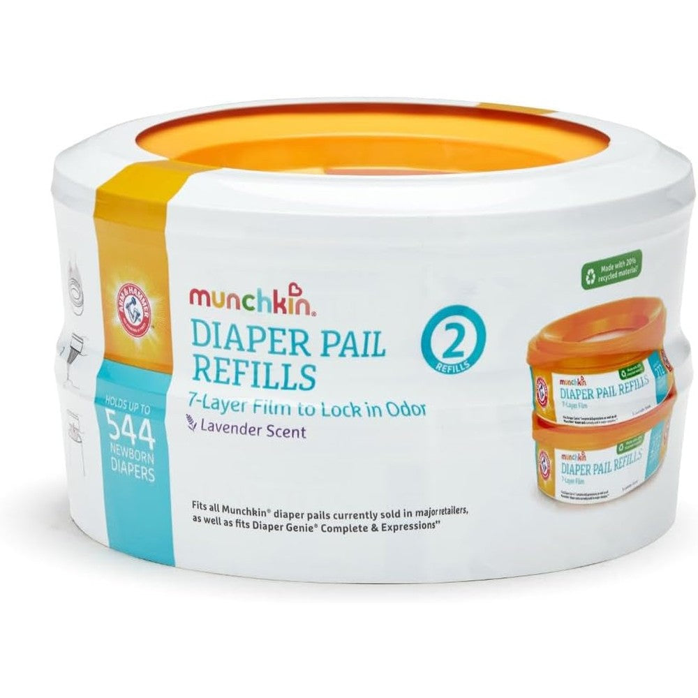 Munchkin Arm And Hammer Diaper Pail Refill Rings front view