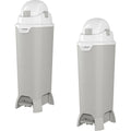 Foundations mini hands free diaper pail front view nursery supply