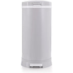 Bubula Premium Steel Diaper Waste Pail Gray front view
