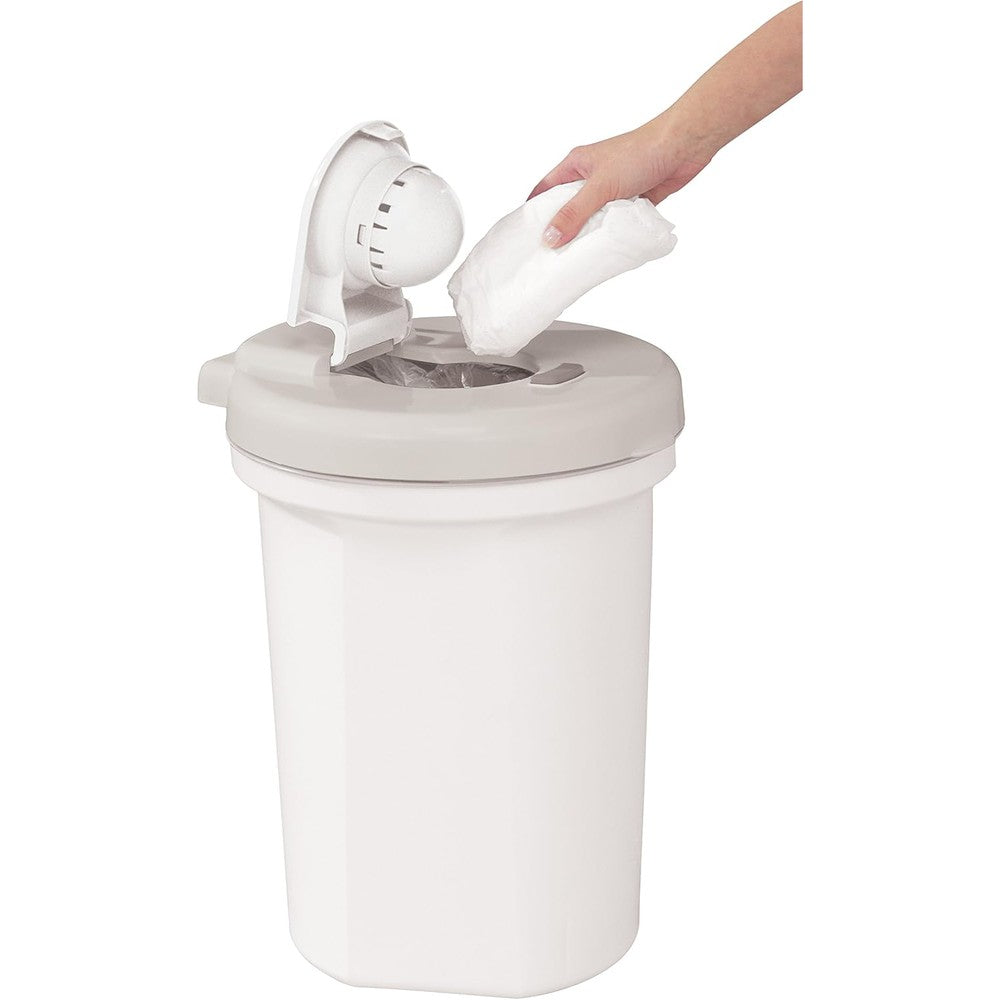 Safety 1st Easy Saver Diaper Pail front view nursery disposal system