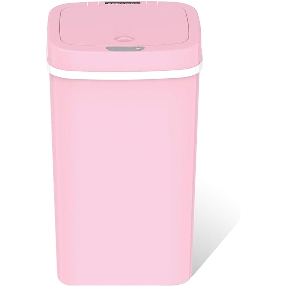 Delletir 15 Liter Smart Diaper Pail front view in baby pink